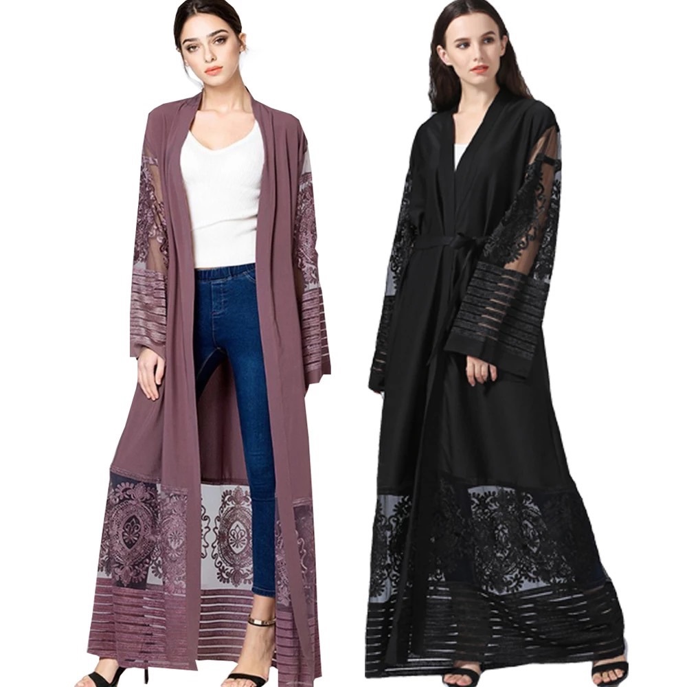 Black Turkish Kimono Duster - Picture 5 of 5